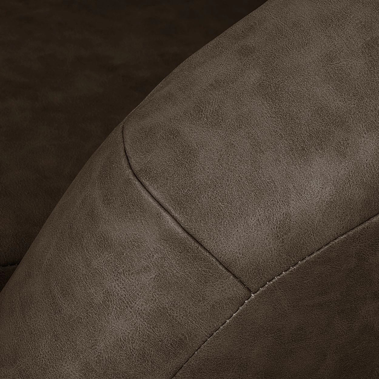 Fredriks Fauteuil pivotant Marvin - Marron foncé 9 Fredriks Fauteuil pivotant Marvin - Marron foncé – Image 7