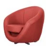 Fredriks Fauteuil pivotant Marvin - Rouge 2 Fredriks Fauteuil pivotant Marvin - Rouge -Pas Cher Fauteuils Magasin drehsessel marvin kunstleder rot 1770490