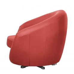 Fredriks Fauteuil pivotant Marvin - Rouge -Pas Cher Fauteuils Magasin drehsessel marvin kunstleder rot 1770498