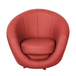 Fredriks Fauteuil pivotant Marvin - Rouge -Pas Cher Fauteuils Magasin drehsessel marvin kunstleder rot 1770506