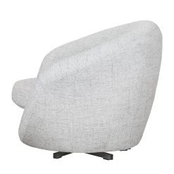 Fredriks Fauteuil pivotant Marvin - Argenté -Pas Cher Fauteuils Magasin drehsessel marvin strukturstoff silber 1756338
