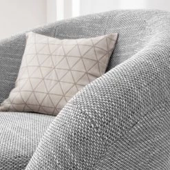 Fredriks Fauteuil pivotant Marvin - Argenté -Pas Cher Fauteuils Magasin drehsessel marvin strukturstoff silber 4904924