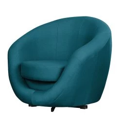 Fredriks Fauteuil pivotant Marvin - Tissu pétrole
