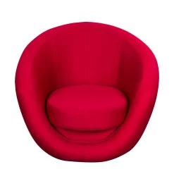 Fredriks Fauteuil pivotant Marvin - Tissu rouge -Pas Cher Fauteuils Magasin drehsessel marvin webstoff rot 348310
