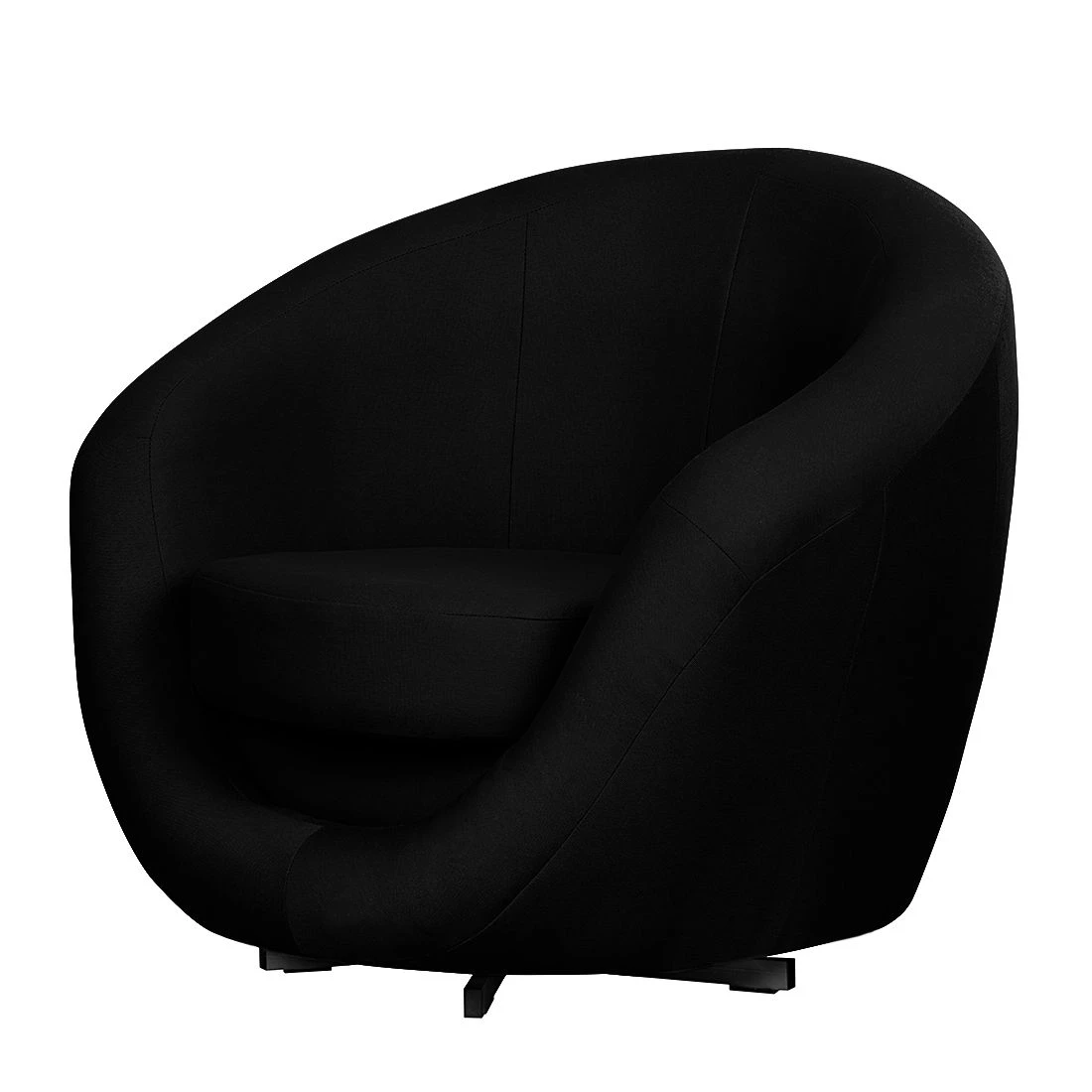 Fredriks Fauteuil Marvin - Tissu noir 3 Fredriks Fauteuil Marvin - Tissu noir
