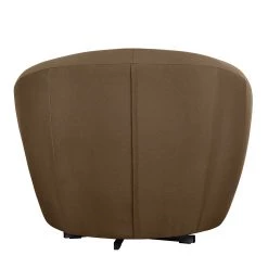 Fredriks Fauteuil pivotant Marvin - Tissu - Taupe / Mocca -Pas Cher Fauteuils Magasin drehsessel marvin webstoff taupe mocca 382778