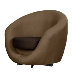Fredriks Fauteuil pivotant Marvin - Tissu - Taupe / Mocca