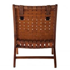 Eva Padberg Collection Fauteuil Bourbourg II - Marron vintage -Pas Cher Fauteuils Magasin esszimmerstuhl pilliga echtleder teak massiv 4697456