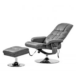 Modoform Fauteuil de massage Wilber - Aspect cuir vieilli - Basalte -Pas Cher Fauteuils Magasin femo partnertage 2017 01 02 2017 4399820
