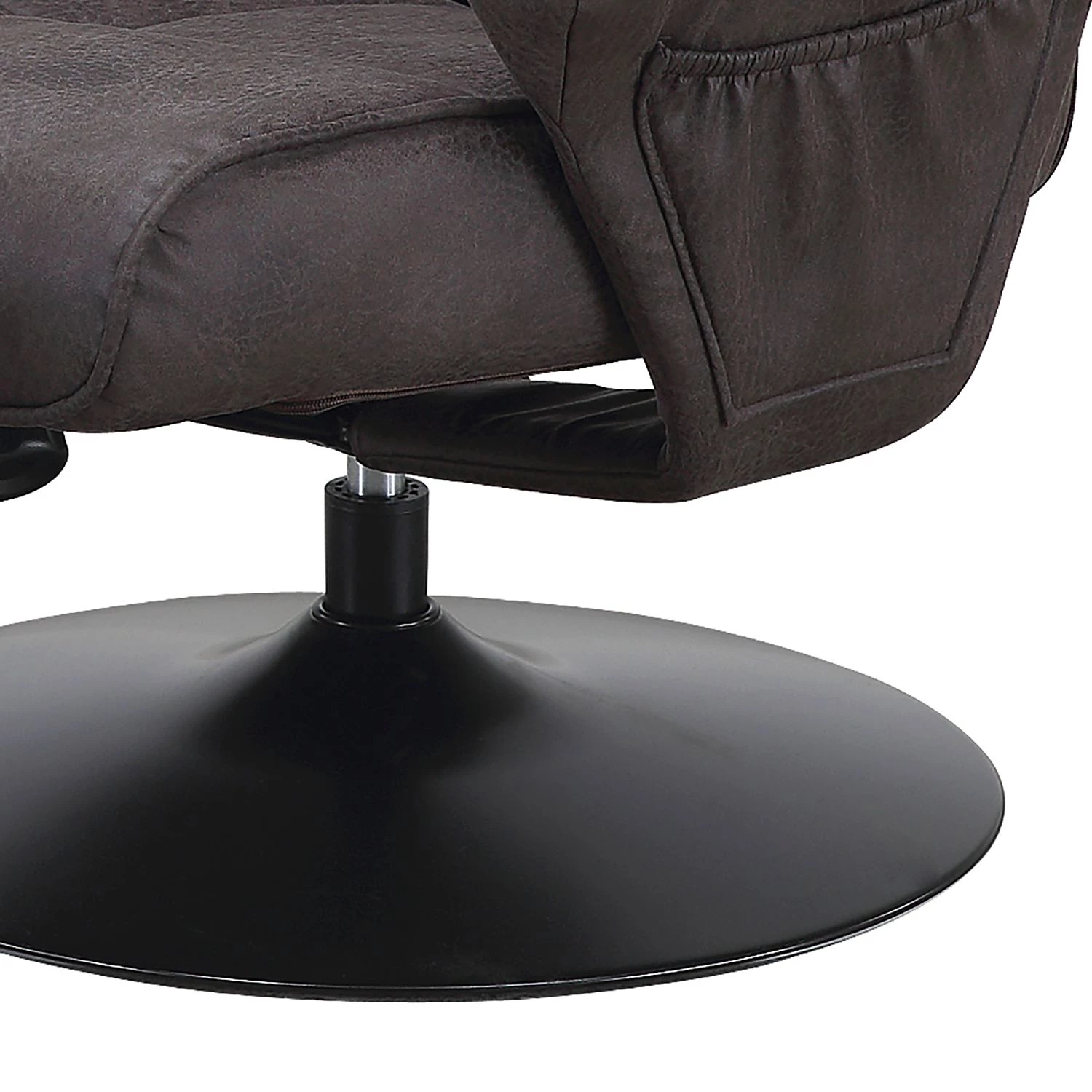 Modoform Fauteuil de relaxation De Witt - Microfibre - Gris marron - Gris marron 6 Modoform Fauteuil de relaxation De Witt - Microfibre - Gris marron - Gris marron – Image 4