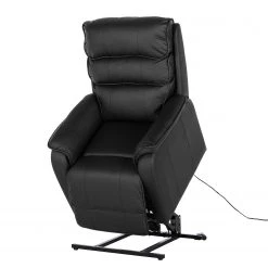 Modoform Fauteuil TV Charly - Imitation cuir - Noir -Pas Cher Fauteuils Magasin fernsehsessel charly mit aufstehfunktion kunstleder schwarz 3203805