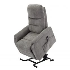 Modoform Fauteuil TV Coroma - Microfibre - Gris -Pas Cher Fauteuils Magasin fernsehsessel coroma microfaser grau 5122852