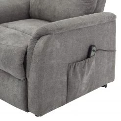Modoform Fauteuil TV Coroma - Microfibre - Gris -Pas Cher Fauteuils Magasin fernsehsessel coroma microfaser grau 5122868