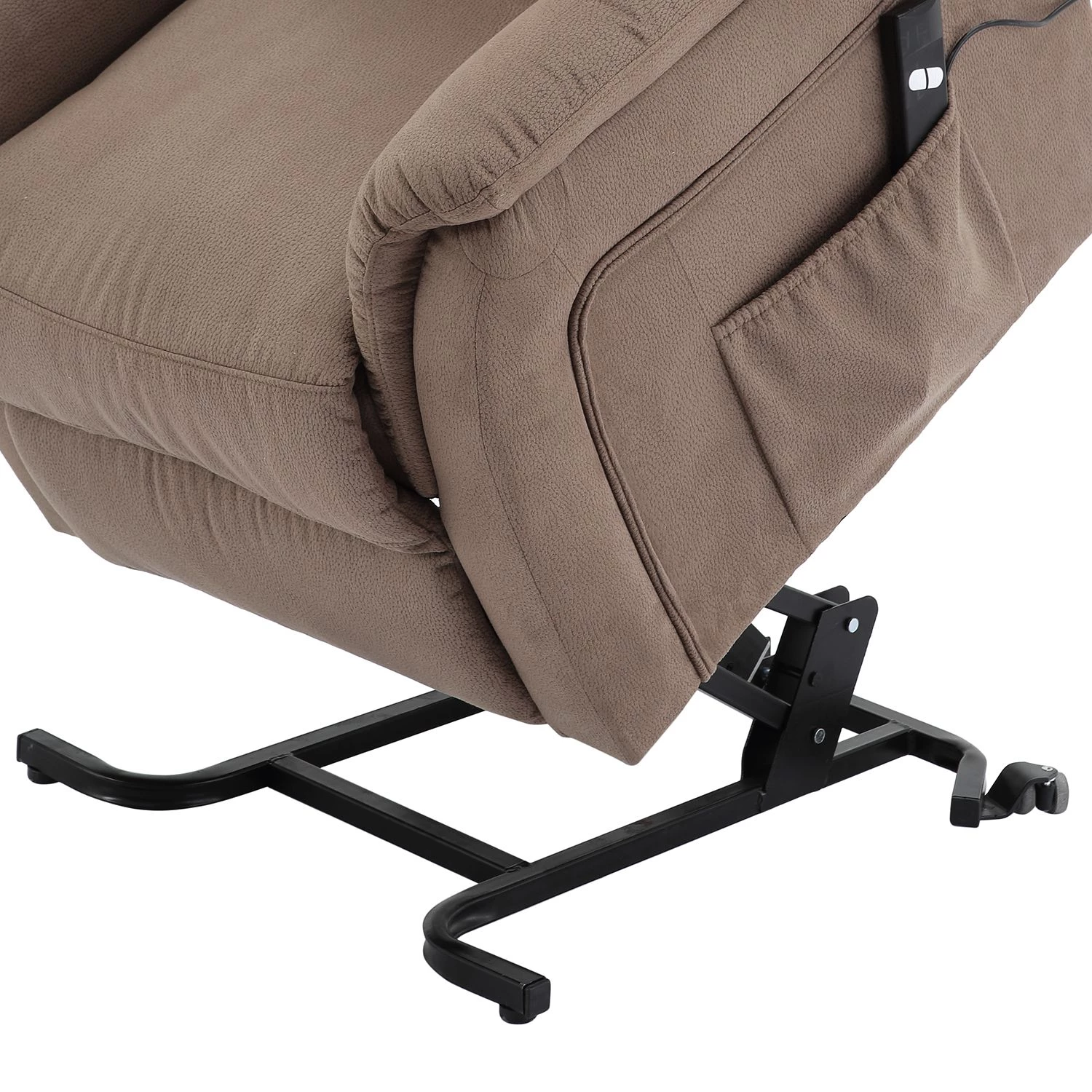 Modoform Fauteuil TV Crespo - Microfibre - Marron clair 9 Modoform Fauteuil TV Crespo - Microfibre - Marron clair – Image 7