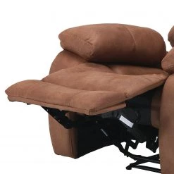 Modoform Fauteuil TV (fonction relaxation) - Microfibre - Marron clair -Pas Cher Fauteuils Magasin fernsehsessel hankey mit relaxfunktion microfaser hellbraun 3861148