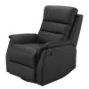 Modoform Fauteuil TV Nieva - Imitation cuir - Noir -Pas Cher Fauteuils Magasin fernsehsessel nieva kunstleder schwarz 4146516