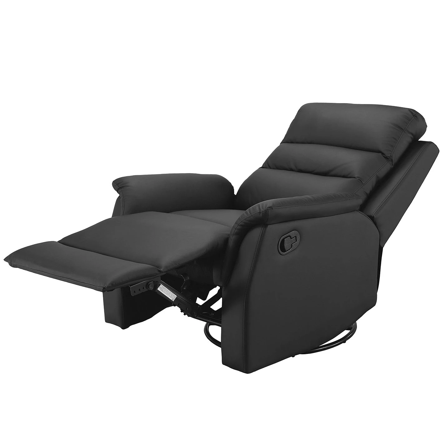 Modoform Fauteuil TV Nieva - Imitation cuir - Noir 6 Modoform Fauteuil TV Nieva - Imitation cuir - Noir – Image 4