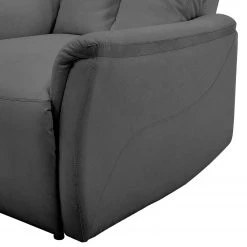 Modoform Fauteuil TV Tarata - Imitation cuir - Gris foncé -Pas Cher Fauteuils Magasin fernsehsessel tarata kunstleder dunkelgrau 5122036