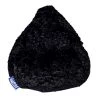 SITTING POINT Pouf poire Fluffy L - Noir -Pas Cher Fauteuils Magasin fluffy l sitzsack 1157980