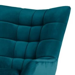 Fredriks Fauteuil Chassy Microfibre - Bleu pétrole - Avec repose-pieds -Pas Cher Fauteuils Magasin gutmann 20 07 16 4106136
