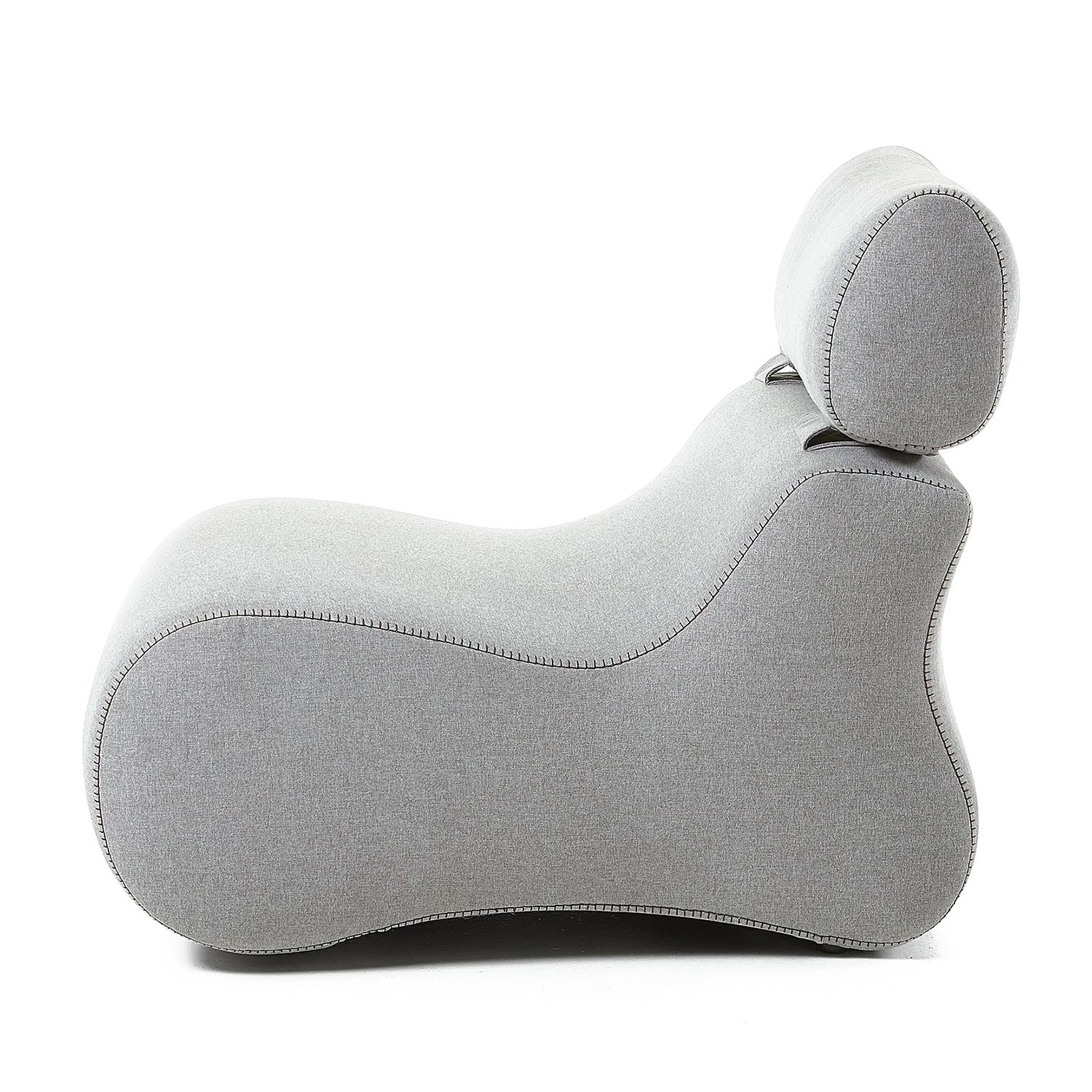 Fredriks Fauteuil Coppull Tissu - Gris clair 6 Fredriks Fauteuil Coppull Tissu - Gris clair – Image 4