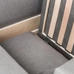 Mooved Fauteuil convertible Latina IV - Tissu Doran : Gris -Pas Cher Fauteuils Magasin latte 80 durando 21 grau 470218