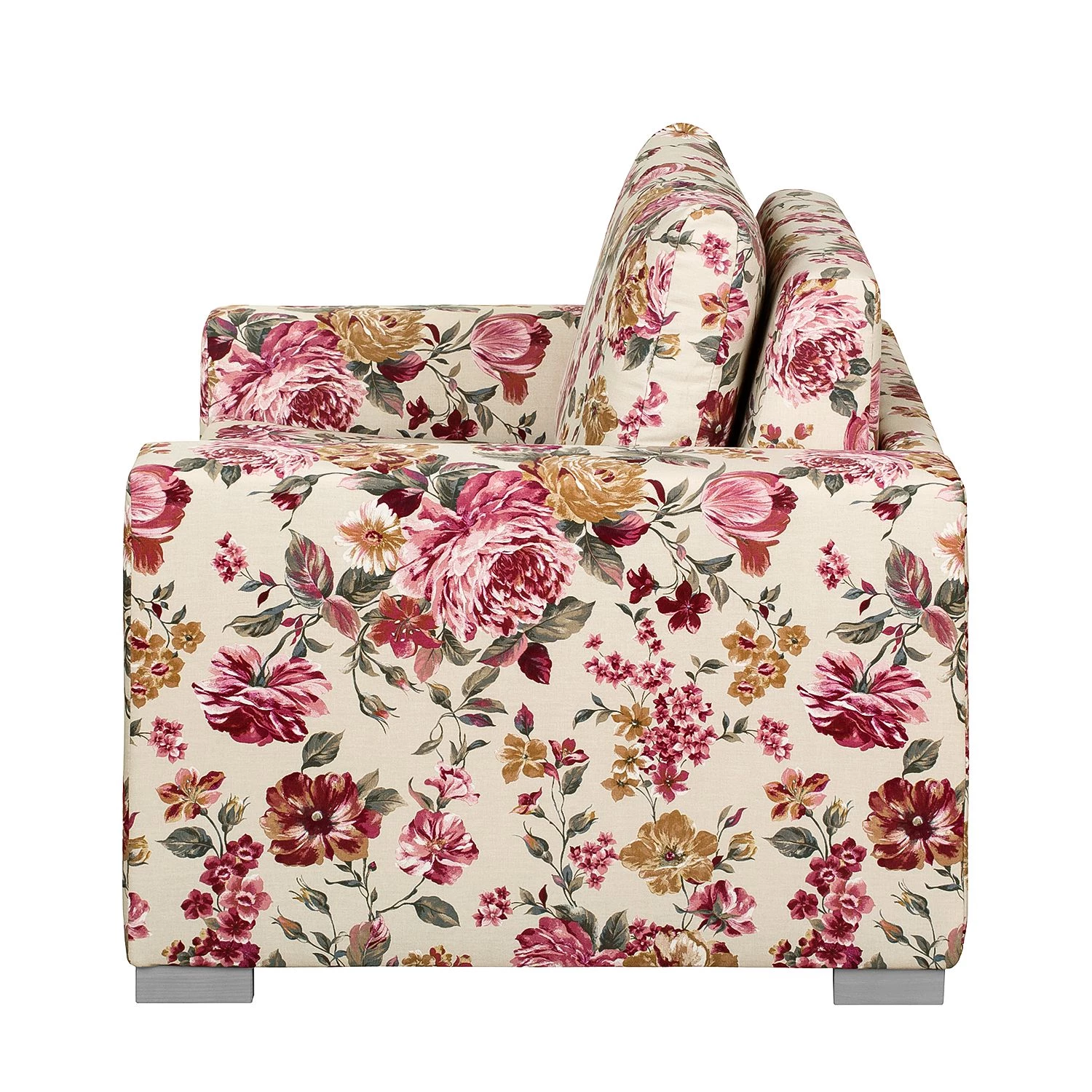 Mooved Fauteuil convertible Latina XII - Matière tissée - Beige / Rouge 6 Mooved Fauteuil convertible Latina XII - Matière tissée - Beige / Rouge – Image 4