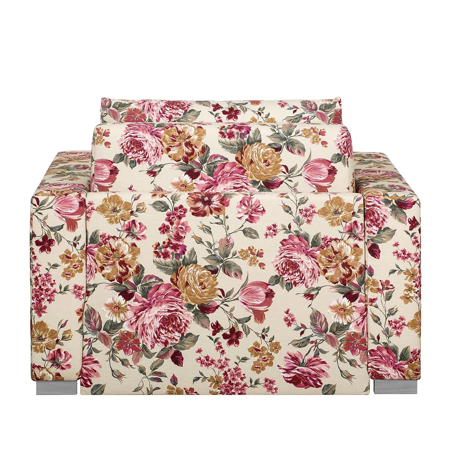 Mooved Fauteuil convertible Latina XII - Matière tissée - Beige / Rouge 7 Mooved Fauteuil convertible Latina XII - Matière tissée - Beige / Rouge – Image 5