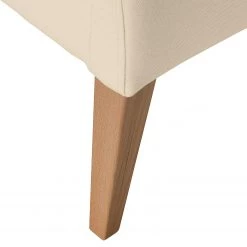 Mørteens Fauteuil à oreilles Bucoli - Ecru - Avec repose-pieds -Pas Cher Fauteuils Magasin ohrensessel bucoli strukturstoff mit hocker ecru 4621704