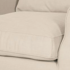 Maison Belfort Fauteuil à oreilles Sofia - Tissu beige -Pas Cher Fauteuils Magasin ohrensessel colmar xl webstoff beige 4830220