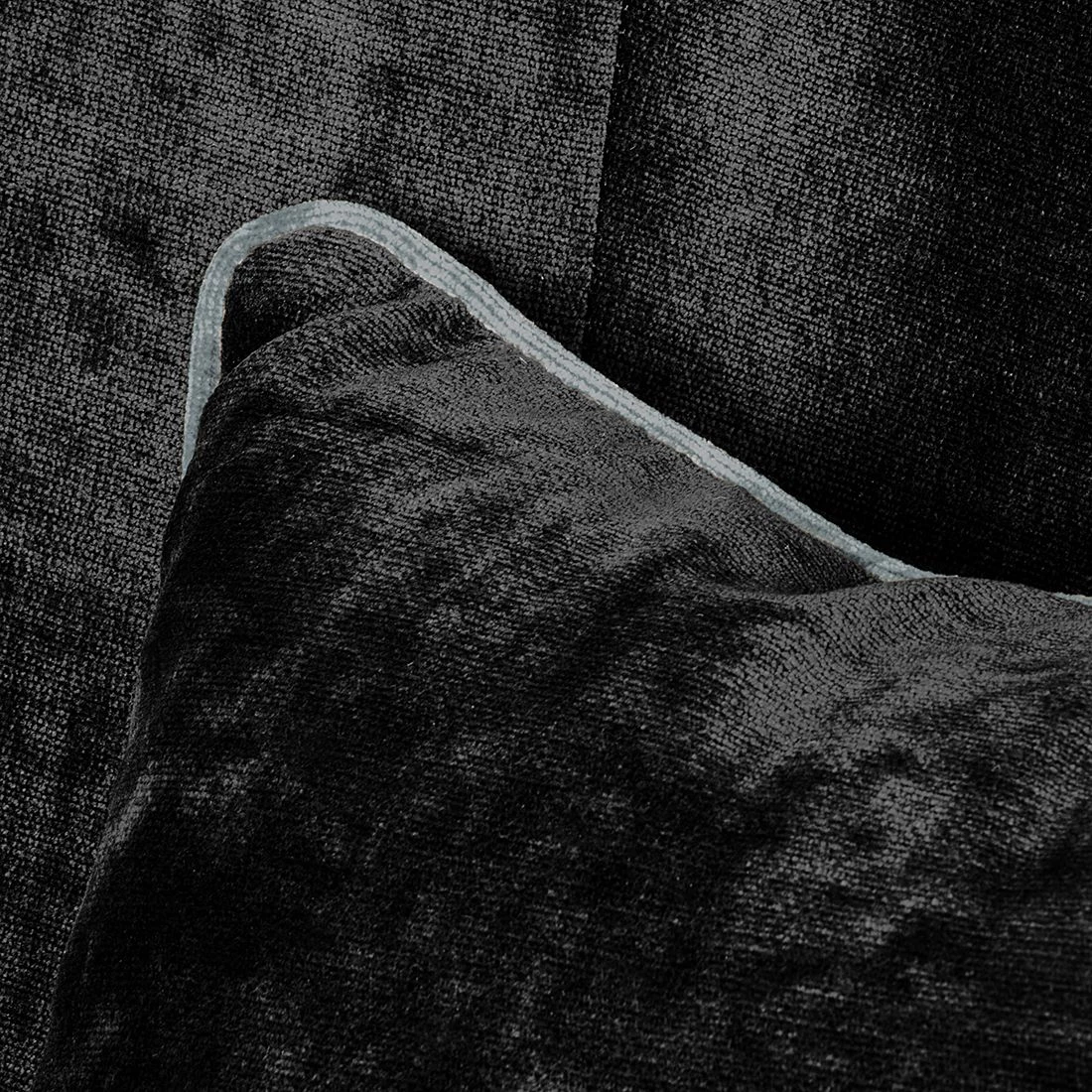 Red Living Fauteuil à oreilles Humphrey - Velours gris 8 Red Living Fauteuil à oreilles Humphrey - Velours gris – Image 6