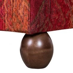 Maison Belfort Fauteuil à oreilles Isabelle - Avec repose-pieds -Pas Cher Fauteuils Magasin ohrensessel isabelle webstoff rot 1013286