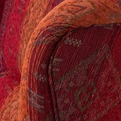 Maison Belfort Fauteuil à oreilles Isabelle - Avec repose-pieds -Pas Cher Fauteuils Magasin ohrensessel isabelle webstoff rot 1013294