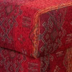 Maison Belfort Fauteuil à oreilles Isabelle - Avec repose-pieds -Pas Cher Fauteuils Magasin ohrensessel isabelle webstoff rot 1013302