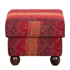 Maison Belfort Fauteuil à oreilles Isabelle - Avec repose-pieds -Pas Cher Fauteuils Magasin ohrensessel isabelle webstoff rot 1013310