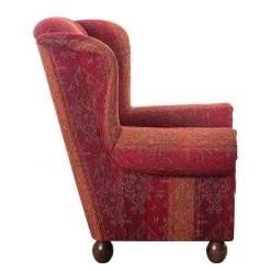 Maison Belfort Fauteuil à oreilles Isabelle - Avec repose-pieds -Pas Cher Fauteuils Magasin ohrensessel isabelle webstoff rot 1013314