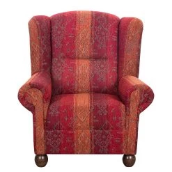 Maison Belfort Fauteuil à oreilles Isabelle - Avec repose-pieds -Pas Cher Fauteuils Magasin ohrensessel isabelle webstoff rot 1013322