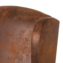 Red Living Fauteuil à oreilles Italo - Microfibre marron -Pas Cher Fauteuils Magasin ohrensessel italo microfaser braun 253373