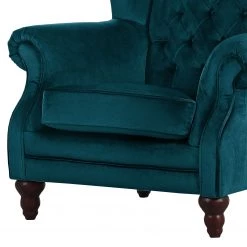Jack & Alice Fauteuil à oreilles Jenner I - Bleu foncé -Pas Cher Fauteuils Magasin ohrensessel jenner i samtoptik dunkelblau 4698000