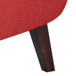 Mørteens Fauteuil à oreilles Josslyn - Tissu rouge - Avec repose-pieds -Pas Cher Fauteuils Magasin ohrensessel josslyn webstoff rot 453386