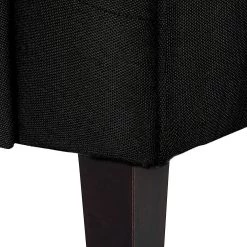 Mørteens Fauteuil à oreilles Josslyn - Tissu noir -Pas Cher Fauteuils Magasin ohrensessel josslyn webstoff schwarz 453346