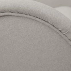 Mørteens Fauteuil Madame Lebon II -Tissu - Gris fumé -Pas Cher Fauteuils Magasin ohrensessel madame lebon iii webstoff rauchgrau 4263692