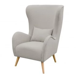 Mørteens Fauteuil Madame Lebon II -Tissu - Gris fumé