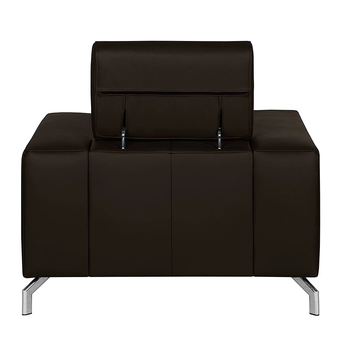 Loftscape Fauteuil Varberg XXL - Cuir véritable marron foncé 8 Loftscape Fauteuil Varberg XXL - Cuir véritable marron foncé – Image 6