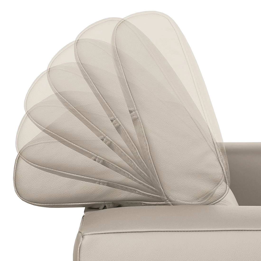 Loftscape Fauteuil Varberg - Cuir véritable taupe 11 Loftscape Fauteuil Varberg - Cuir véritable taupe – Image 9