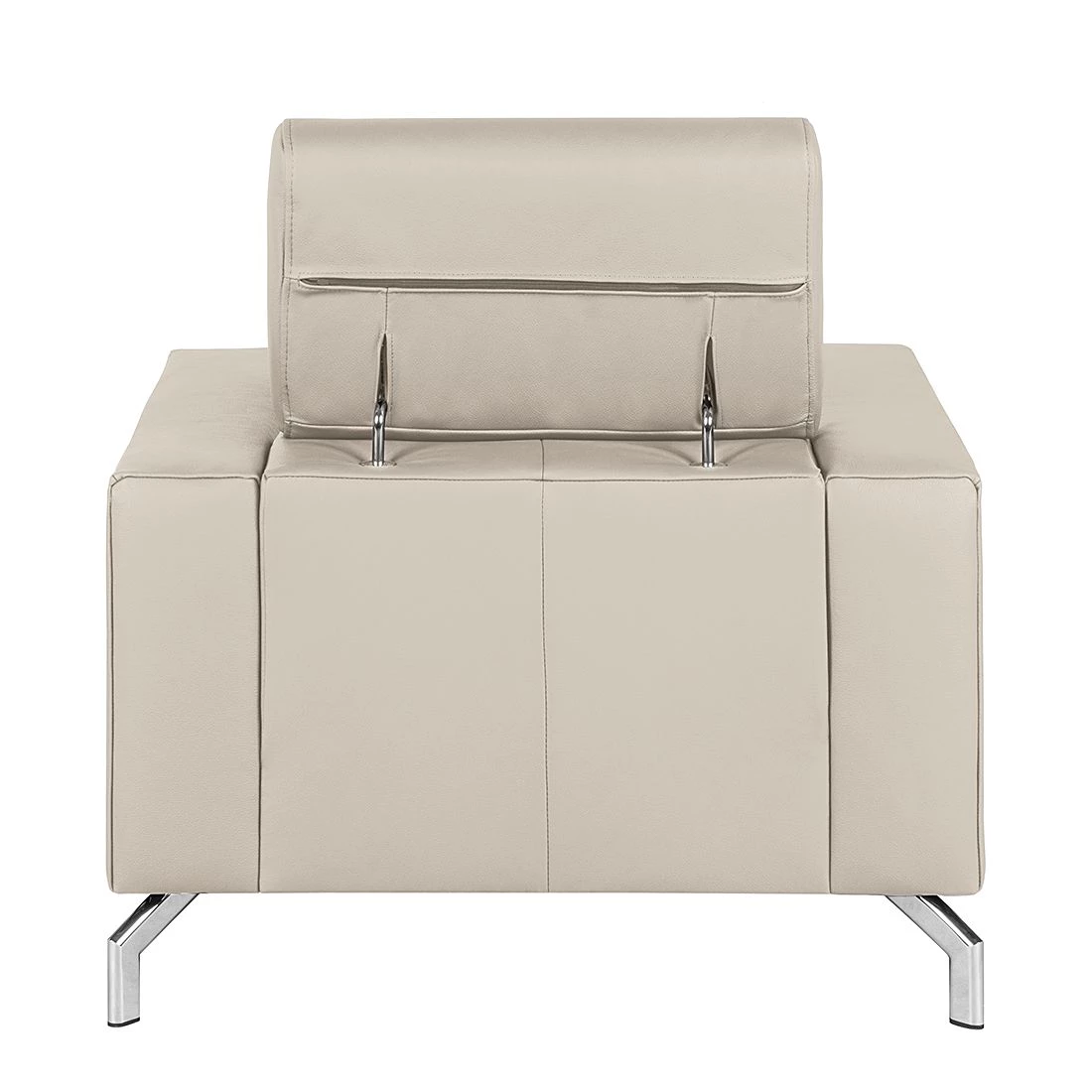 Loftscape Fauteuil Varberg - Cuir véritable taupe 8 Loftscape Fauteuil Varberg - Cuir véritable taupe – Image 6