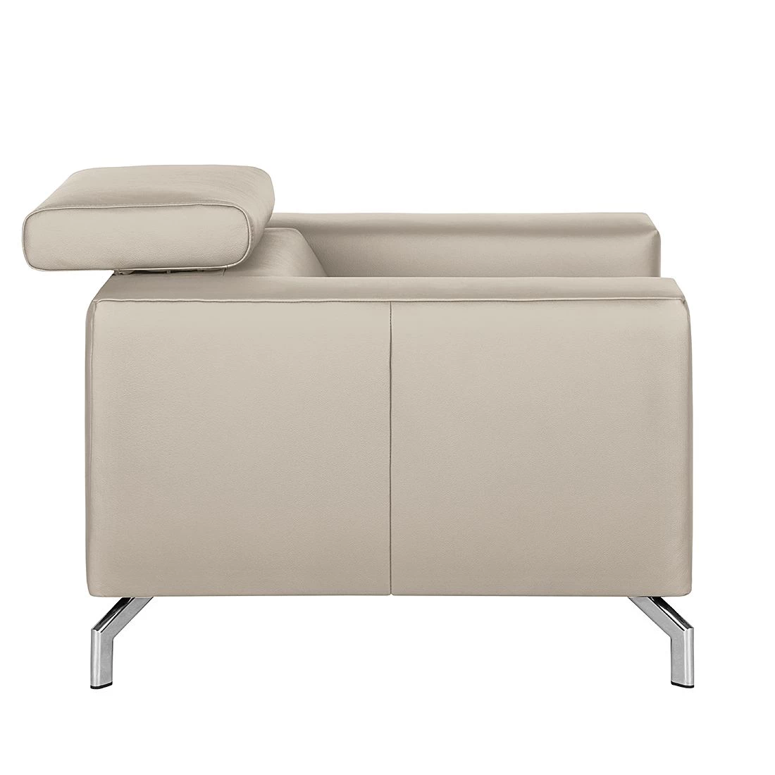 Loftscape Fauteuil Varberg - Cuir véritable taupe 7 Loftscape Fauteuil Varberg - Cuir véritable taupe – Image 5