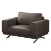 Fredriks Fauteuil Ramilia - Gris marron -Pas Cher Fauteuils Magasin polstergarnitur ramilia 3 2 1 antiklederlook braungrau 4882284