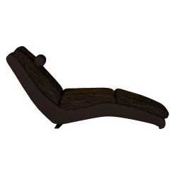 Roomscape Chaise longue de relaxation Carson - Cuir synthétique mocca / Tissu structuré marron -Pas Cher Fauteuils Magasin relaxliege carson kunstleder mocca strukturstoff braun 459523