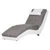 Roomscape Chaise longue de relaxation Carson - Cuir synthétique blanc / Tissu structuré gris clair 2 Roomscape Chaise longue de relaxation Carson - Cuir synthétique blanc / Tissu structuré gris clair -Pas Cher Fauteuils Magasin relaxliege carson kunstleder weiss strukturstoff hellgrau 388181